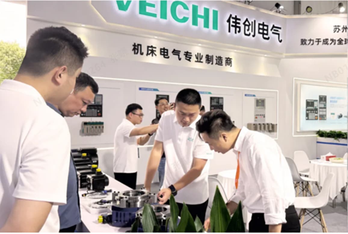 VEICHI CNC Appears at Yuhuan International Machine Tool Exhibition, Demonstrating Core Technical Strength